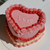 lambeth heart red and pink love wedding cake