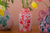Vaiselle handmade flower jug in pink
