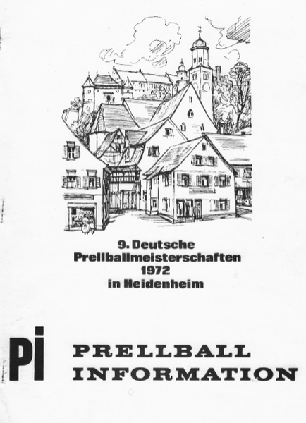 Prellball-Information: Deutsche Meisterschaften Heidenheim 1972