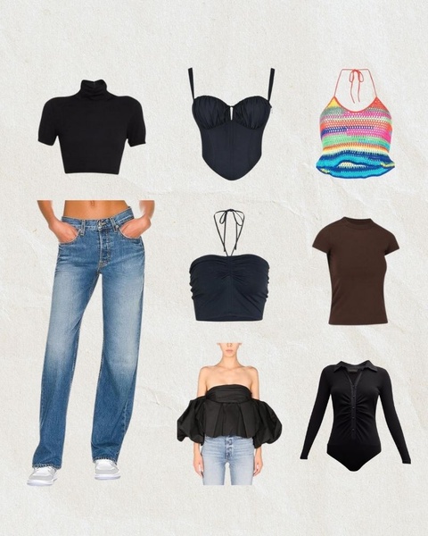7 Tops, 1 Jeans ! Must Have Tops to Never Wear the Same Look Without Breaking the Bank.
