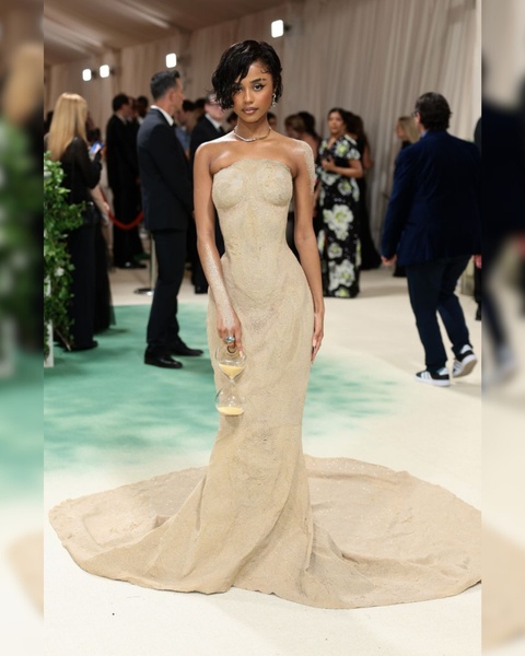 2024 Met Gala - How to Style Like Tyla’s Balmain Sand Dress That Went Viral