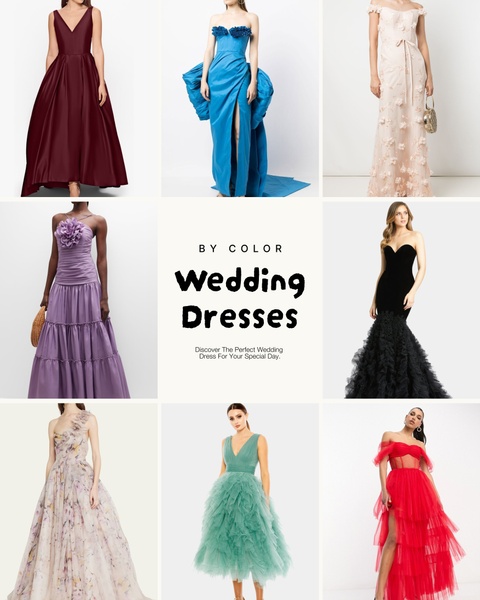 Wedding Dresses By Color