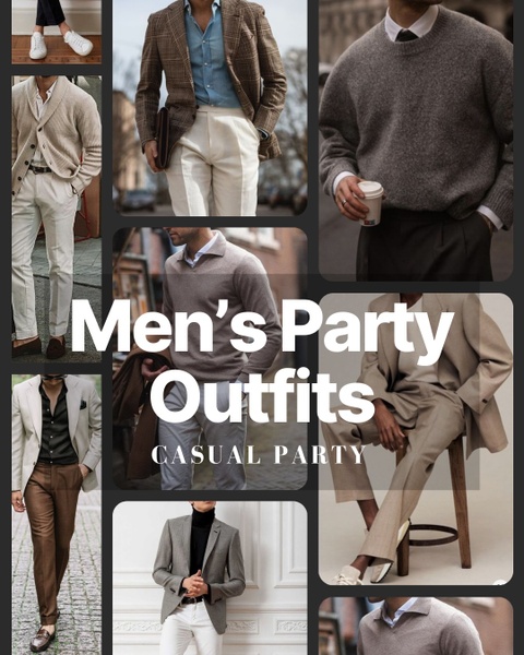 Men's Party Outfits - Casual Party