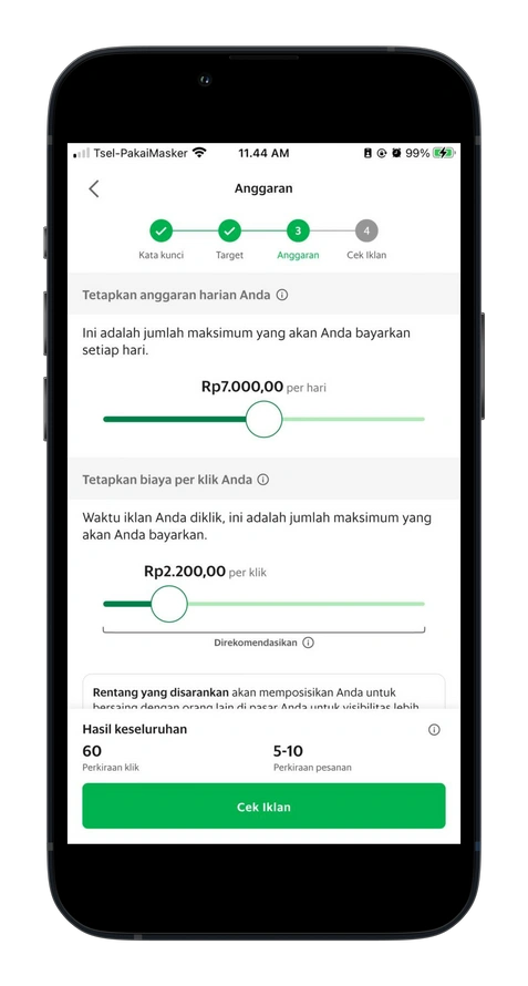 Munculkan Resto di Posisi #1 Dalam Pencarian pada Iklan Tulisan (Ad Manager)