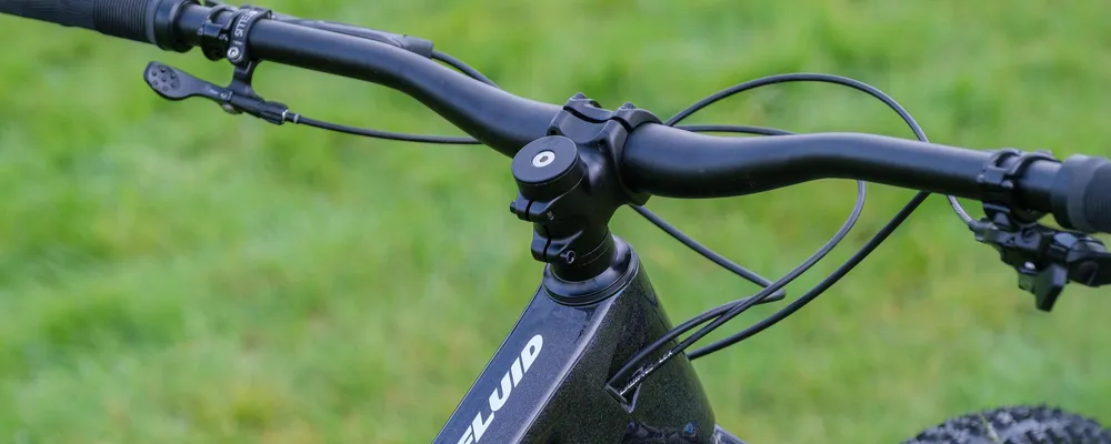 Mountain bike handlebars and stem sale