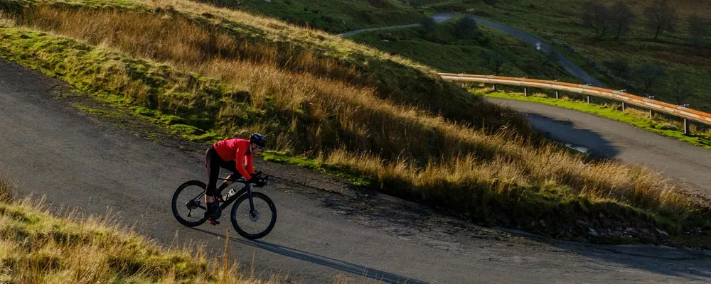 road bike rides downhill