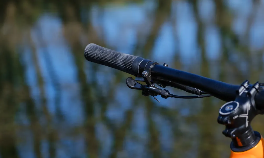 comfort grips on handlebars