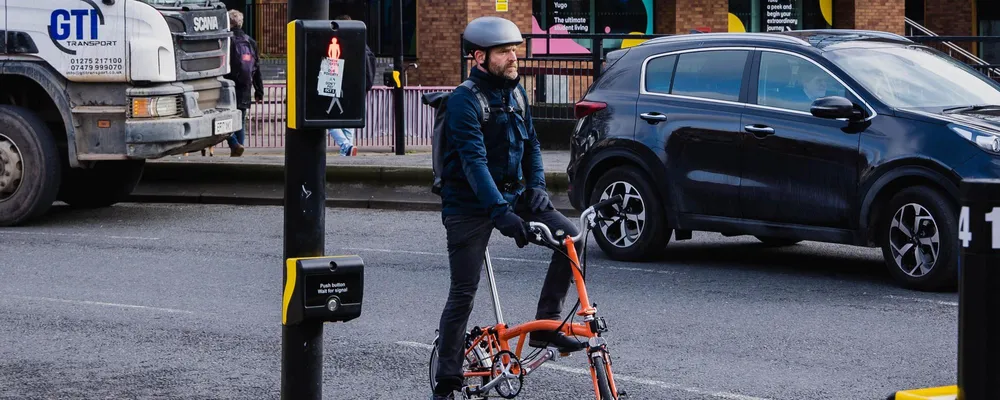 Commuter on brompton