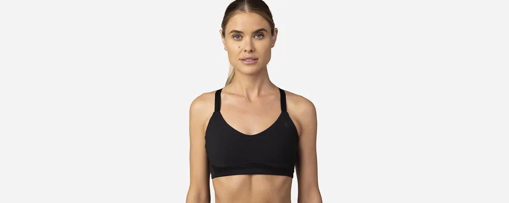 woman wearing cycling sports bra