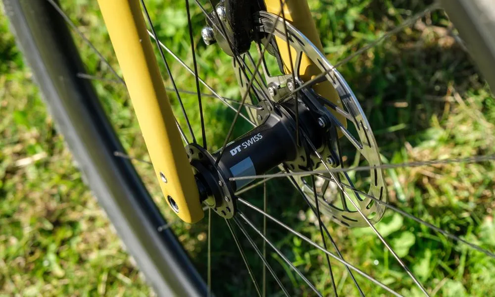 dt swiss gravel hub and wheel