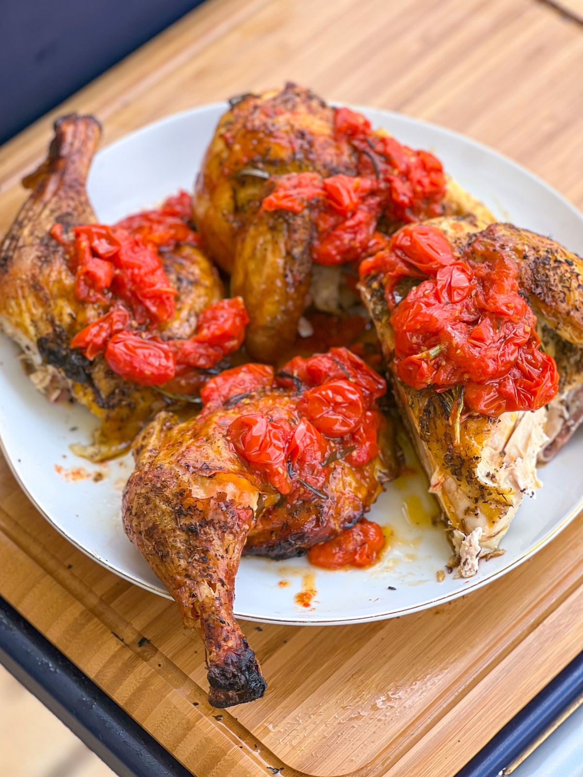 Roast Chicken w/ Tomato Confit