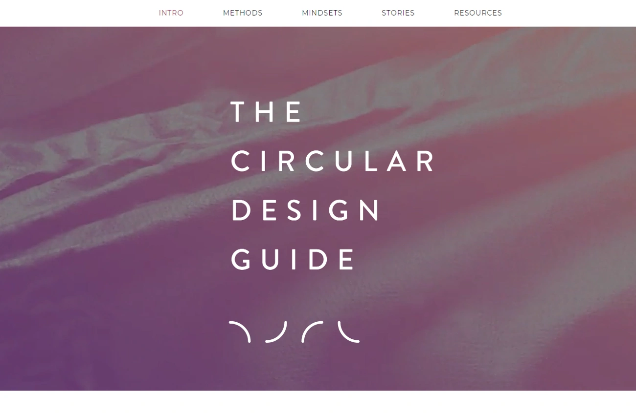 <a href="https://www.circulardesignguide.com/" title="https://www.circulardesignguide.com/">The Circular Design Guide</a> by the Ellen MacArthur Foundation and IDEO
