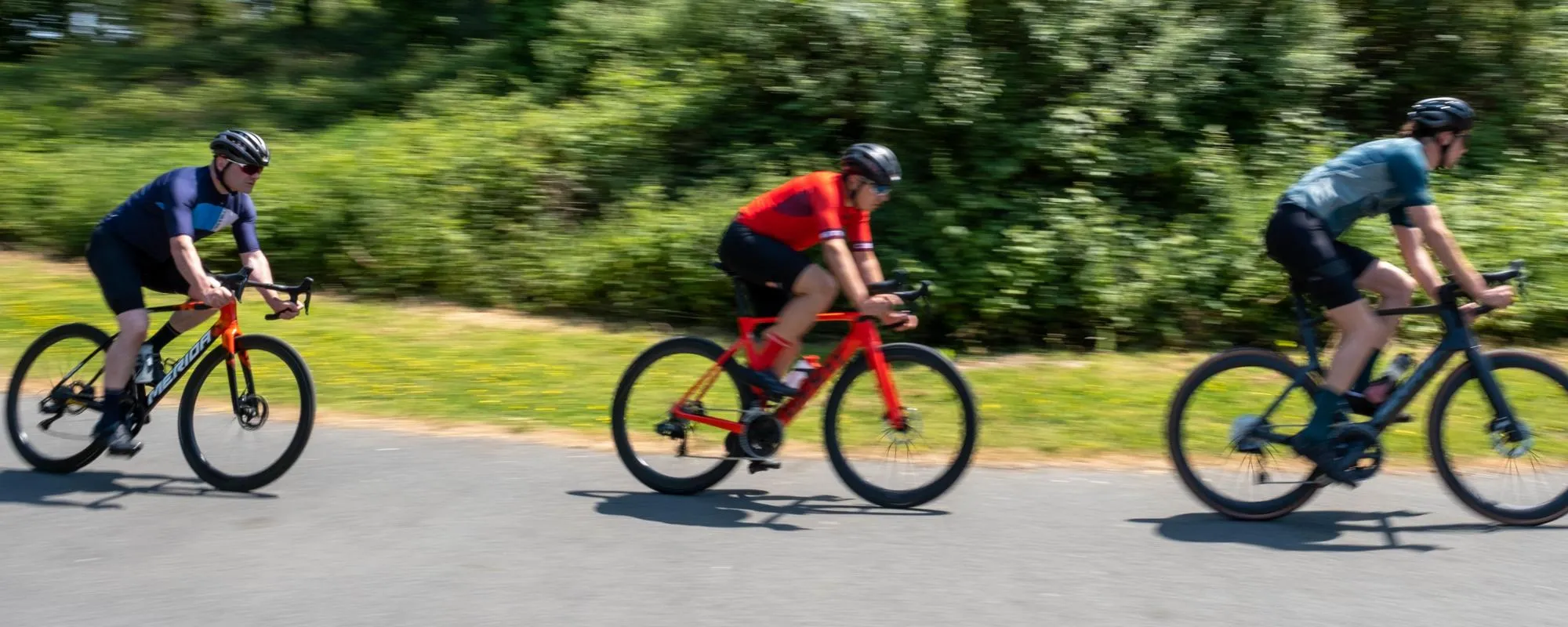 Road riders cornering with pirelli tyres