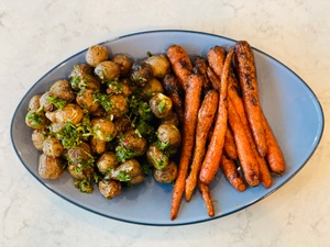 Chimichurri Potatoes & Carrots