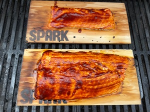 Cedar-Planked BBQ Salmon