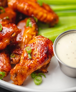 Classic Grilled Buffalo-Style Chicken Wings