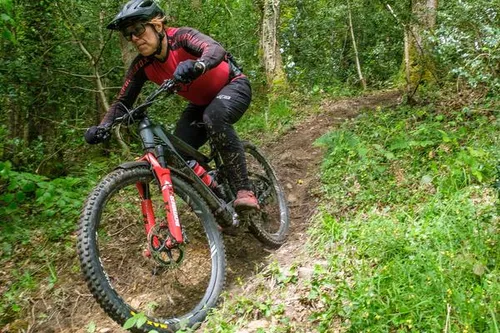 electric bike on trail 