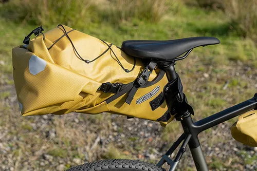 seat pack on a gravel bike