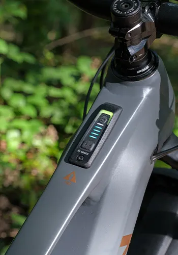 Bosch Power button on Marin Alpine Trail E