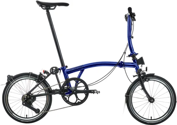 Brompton Folding Bike blue