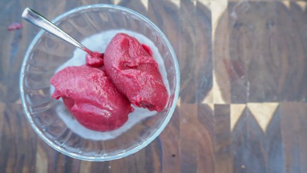 Black Doris Plum Sorbet
