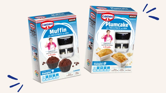 cameo lancia i nuovi preparati per Muffin e Plumcake