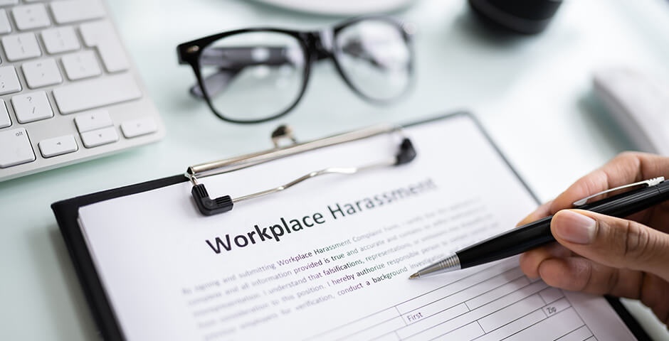 How can HR handle workplace harassment?