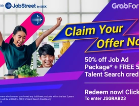 Tawaran Menarik Khas Untuk Anda Dari JobStreet x Grab!