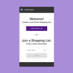 Smart Shopping List App