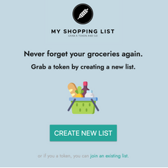 Smart Shopping List App