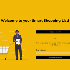 Smart Shopping List App