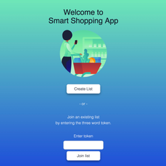 Smart Shopping List App