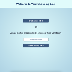 Smart Shopping List App