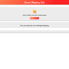 Smart Shopping List App