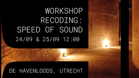 Workshop ReCoding: Speed of Sound header image