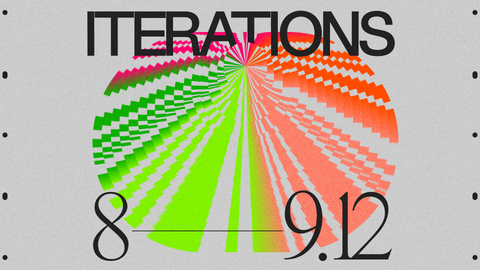 8 & 9 december: Creative Coding Symposium ITERATIONS  header image