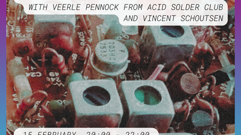 Permacomputing Meetup met Acid Solder Club en Vincent Schoutsen header image