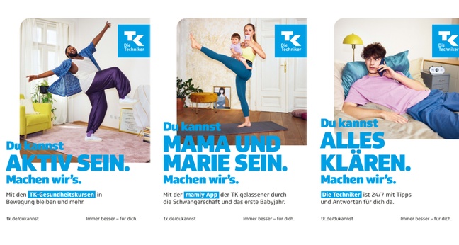 TK-Kampagne: Du kannst. Machen wir's