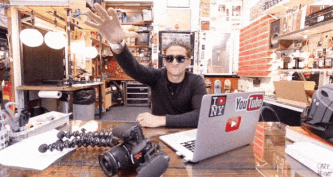 Casey Neistat mic drop