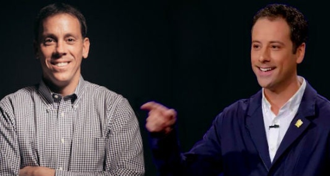 Axios and Cheddar founders, Jim VandeHei and Jon Steinberg