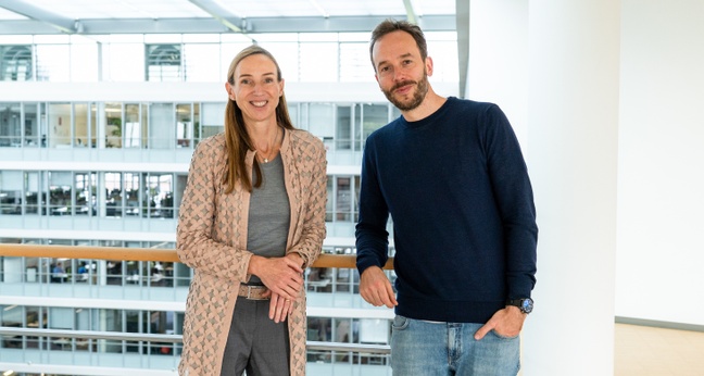 Henkel-Aufsichtsratschefin Simone Bagel-Trah und Philipp Westermeyer