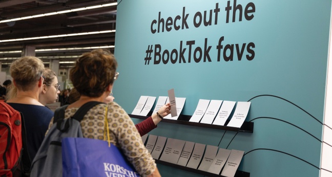 Das Thema #Booktok war in diesem Jahr auf der Buchmesse sehr präsent