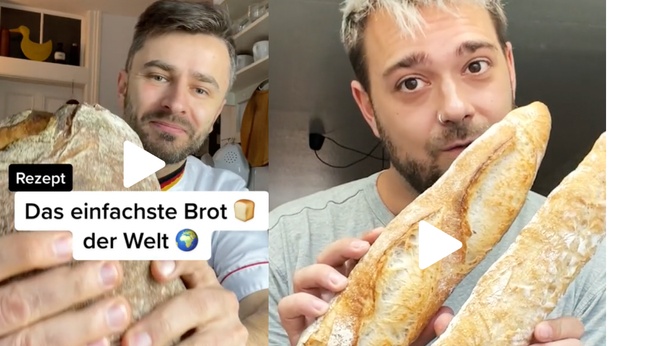 Die Brot-Influencer Jo Semola und Ricardo Fischer