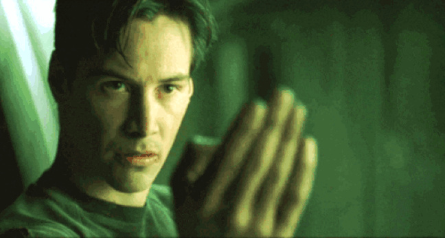 Keanu Reeves Matrix Gif