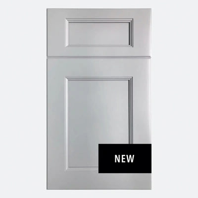 Fusion Nickel in Nickel Paintable Full overlay Cabinet
