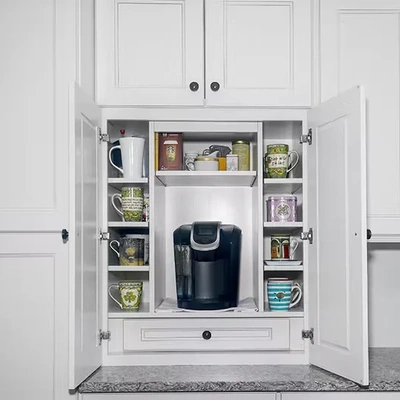 fusion blanc warm kitchen organizer cabinet
