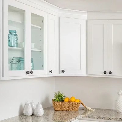 discovery frost white kitchen top shelves