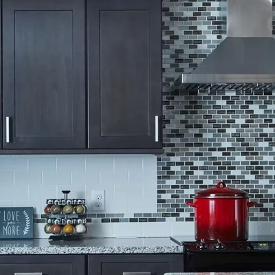 galaxy cobblestone kitchen close up cabinet