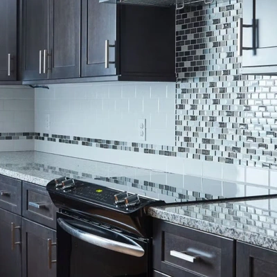 galaxy cobblestone kitchen backsplash cabinets