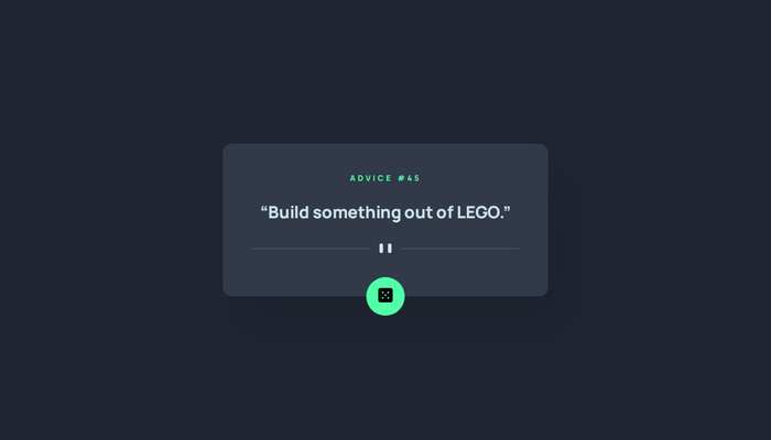 Creating smooth CSS animations by building an advice generator